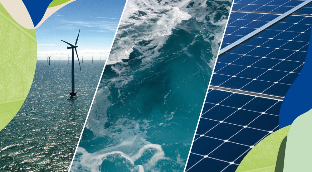 Miljarder till solenergi, vind- och vattenkraft till havs