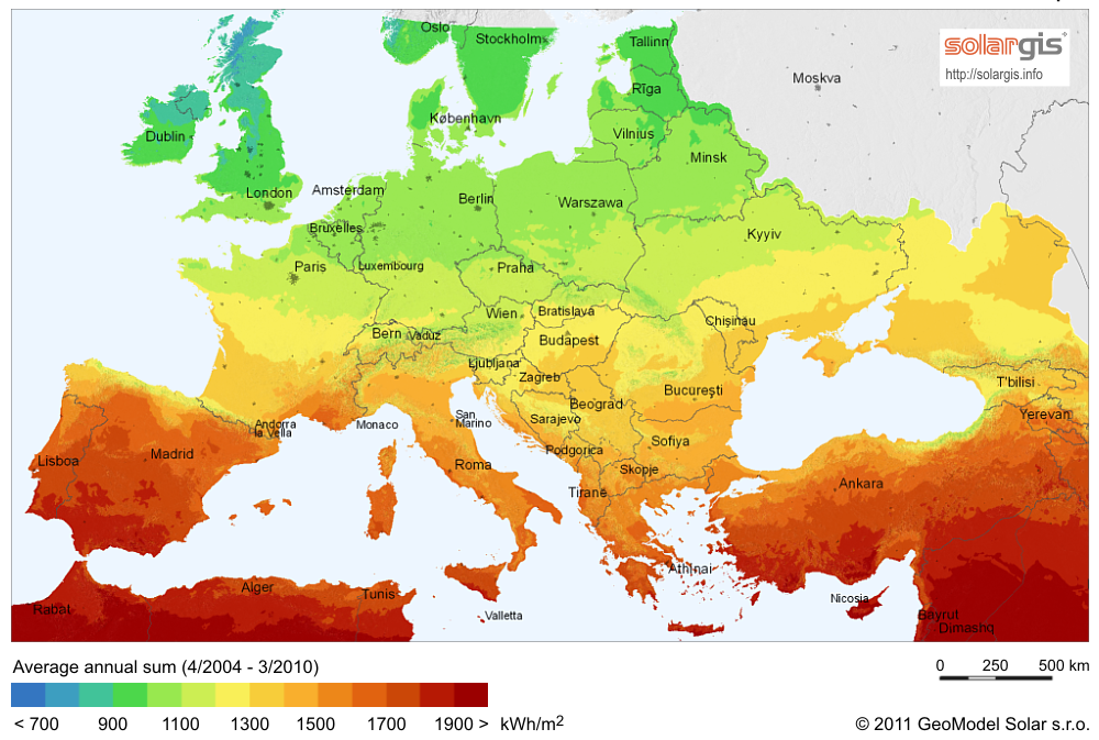Spaniens solcellsparker betydligt större än i Sverige